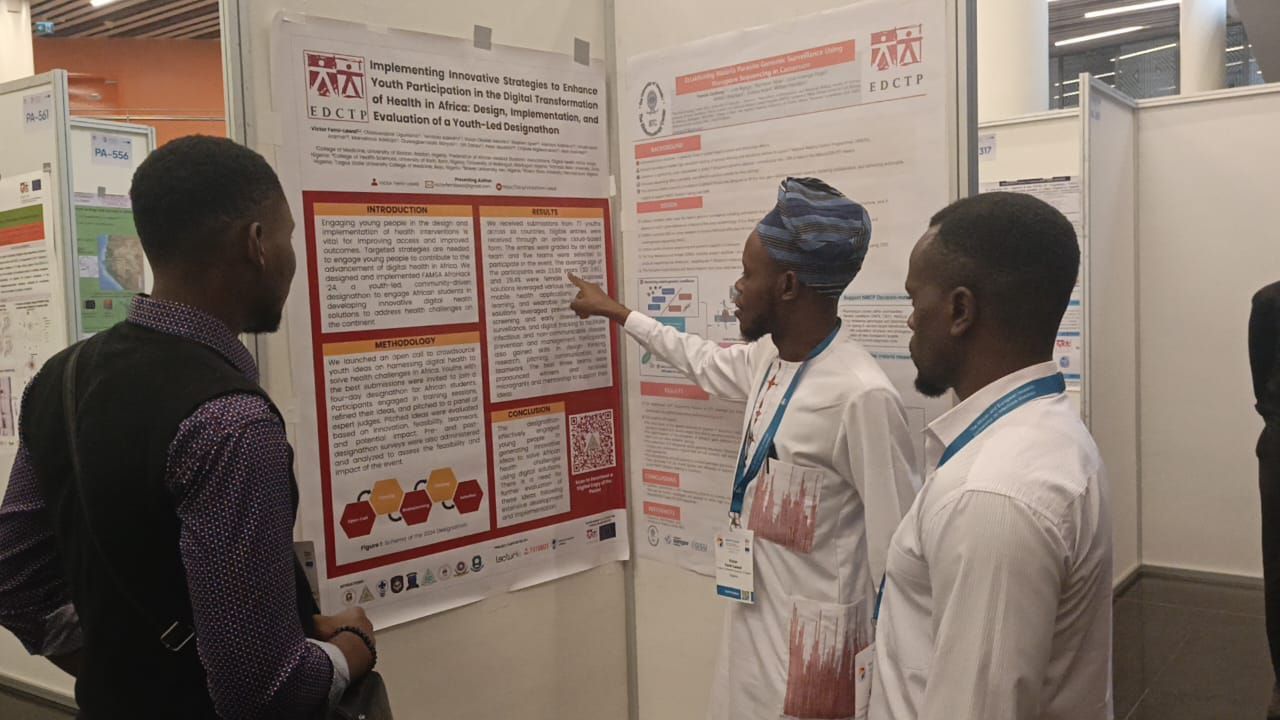 Victor Femi-Lawal presenting at Royal Society of Tropical Medicine and Hygiene Annual Meeting 2025